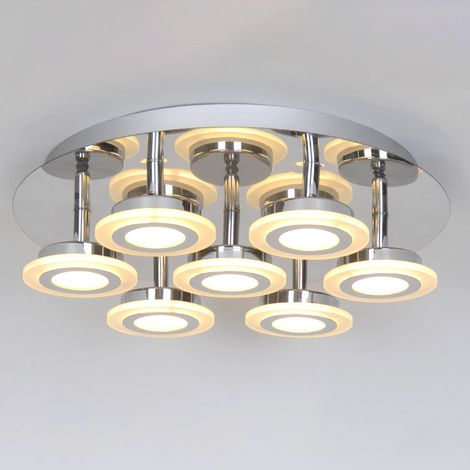 Plafonnier lampe de plafond LED design Eclairage Blanc chaud 3000K (1/3)