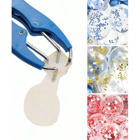 1 pince à étendre les ballons, étire-ballon en acier inoxydable pour remplir de sequins, pétales ou plumes, outil DIY pour ballons bulles (1/5)