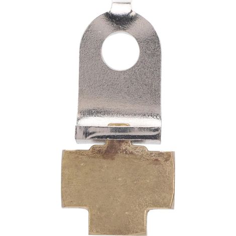 Té de Conduite de Frein, Connecteur Femelle à 3 Voies, Raccords évasés Inversés pour Tube de 3/16 Pouces avec Filetage /8-24 et Support de Montage (1/5)