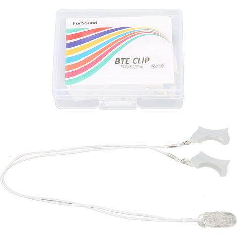Cordon de Sécurité Transparent pour Aides Auditives BTE A675 - Fixation Portable pour Enfants et Personnes Âgées - Accessoire Binaural Anti-Per (1/5)