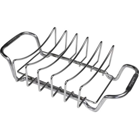 Grille de côte et support de rôti impérial en acier inoxydable Broil King - 60E