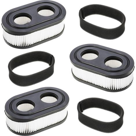 Filtre à Air Tondeuse, pour les moteurs Briggs & Stratton 550E 550EX Eco-Plus 575EX Remplace 798339 798452 593260 093000er 09P0000er Moteur 4247 5432 5432K, avec éponge (3 pièces) (1/5)