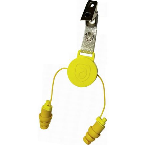 Bouchons d'oreilles Eartech Access 25 AI jaune – Réduction sonore – Norme EPI 2016-425 – Filtre acoustique anti-impulsionnel – ACCESS25AIJ (1/4)