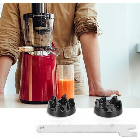 Accessoires pour extracteur de jus avec clé et mixeur, compatibles avec l'extracteur de jus WP9704230VP, 2 rouleaux en caoutchouc + clé (1/5)