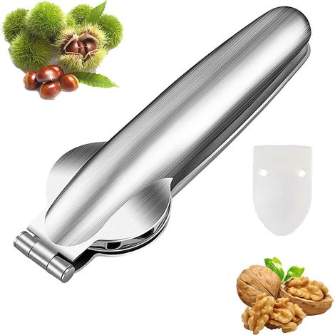 Pince à Châtaigne. Inoxydable Coupe Chataigne.Casse Chataigne Ouvre Chataigne. Multifonctionnels Clip Châtaigne.Noix Pinces Outil Accueil. Outil de Cuisine pour Châtaignes. (1/5)