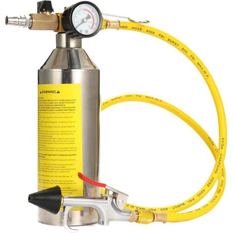 Kit de rinçage de climatisation pour voiture et voiture - Bouteille de nettoyage pour tuyaux de climatisation pour évaporateurs et condensateurs (1/5)