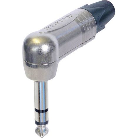 Neutrik NP3RX Jack 6.35 mm Spina angolata Numero Poli (num): 3 Stereo Argento 1 pz. (1/2)