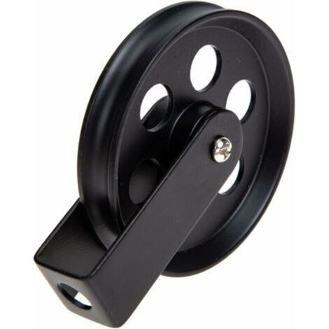 Roues de poulie rétro en fer pour suspension de lampe ou décoration murale – Lot de 4, diamètre 5 cm, finition vieillie