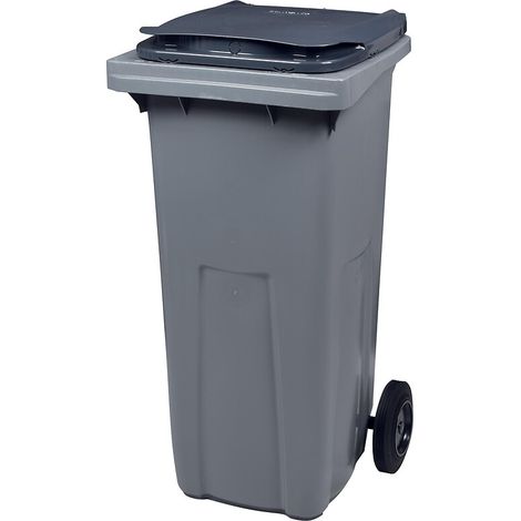 Conteneur 2 roues gris-gris 240 litres vidage par prise frontale - SN ROSSIGNOL