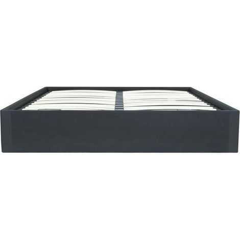 Erwachsenenbett eclipse Modell 160x200 cm schwarzes Kunstleder