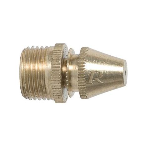 Ribimex – Buse laiton n°8 – Accessoire pour pulvérisateur – Jet réglable 70° – Filetage 12-17 pour toutes lances
