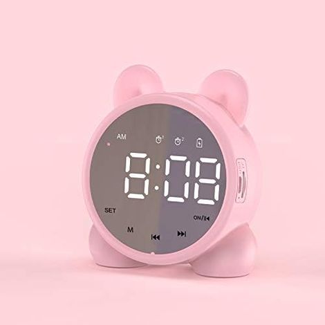 Réveil pour enfants, réveil avec veilleuse, lampe numérique LED, pour enfants