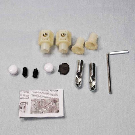 Ensemble Kit de fixation pour cuvette Wc Design OVE (1/2)
