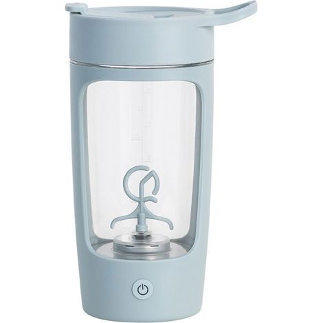 Botella mezcladora eléctrica recargable por USB, licuadora de proteínas para batidos, smoothies y café. (1/4)