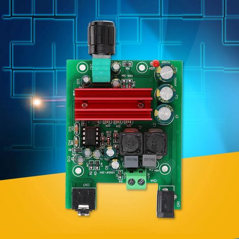 Amplificateur Subwoofer 100W Mono TPA3116, Module Ampli Basse avec Alim 8-25V et Préampli NE5532 (1/5)