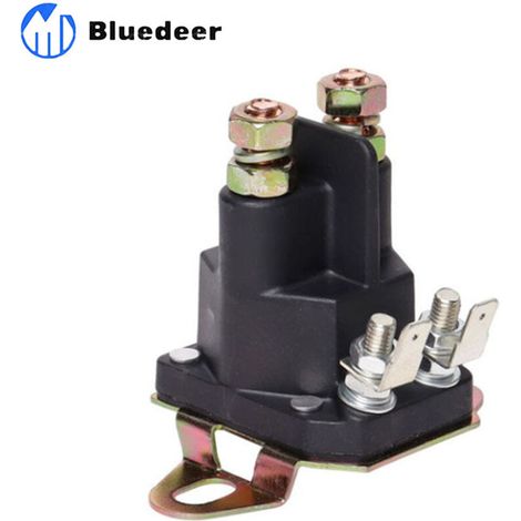 Solénoïde de démarrage universel 12 V 4 pôles pour tondeuse à gazon MTD 146154 109946 109081X 178861 5321461 (1/4)