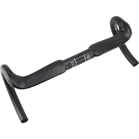 Manubrio da bici da corsa Roxar, 420 mm, in carbonio (1/2)