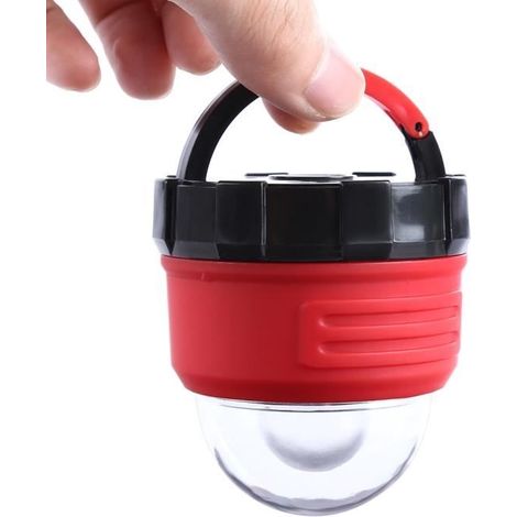 Portable camping en plein air lumière LED randonnée Tente lampe parapluie nuit Lanterne (1/4)