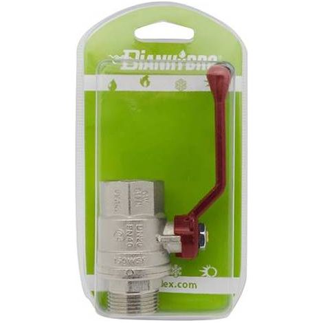 ROBINET À BOISSEAU SPHÉRIQUE MF  AVEC LEVIER BLISTER Taille : 3/4 DN 20  PN 40