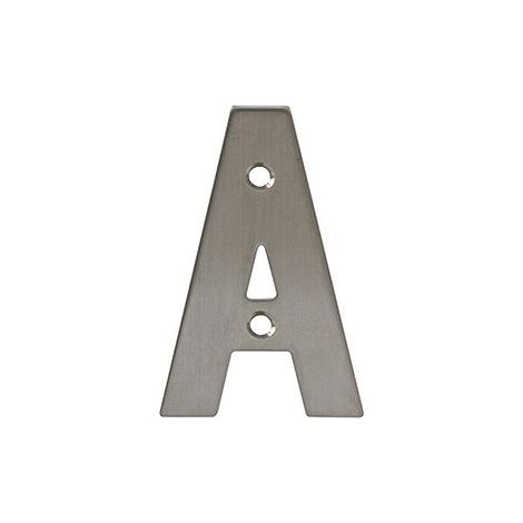 -CAHERSA- Letra A-4" Acero InoxidableIDABLE 18/8 AMIG