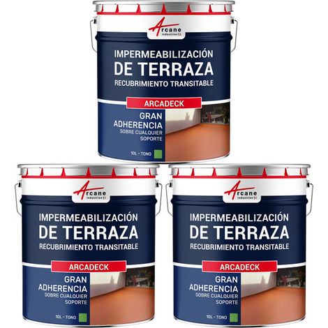 Membrana líquida transitable, Membrana para terrazas transitable, impermeabilización con ARCATERRASSE