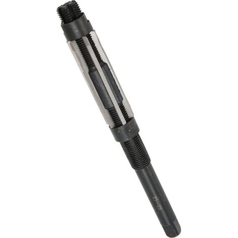 CSPARKV Alésoir réglable Main 21-23 mm Outil de serrage 6 flûtes droites Outil de fraisage Longueur 64 mm 9SiCr Plage de réglage 21‑23 mm (1/4)