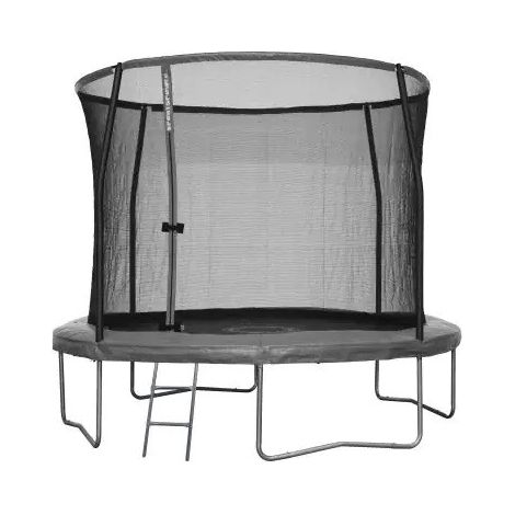 Sportspower Trampolin mit Sicherheitsnetz und Leiter anthrazit Ø 366 cm Trampolin (1/3)