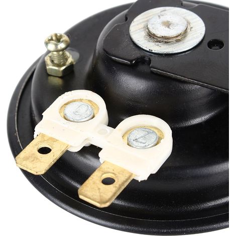 Klaxon pneumatique 12 V ultra puissant (105 dB) pour scooters, motos, quads et quads (65 mm, A24) (1/5)