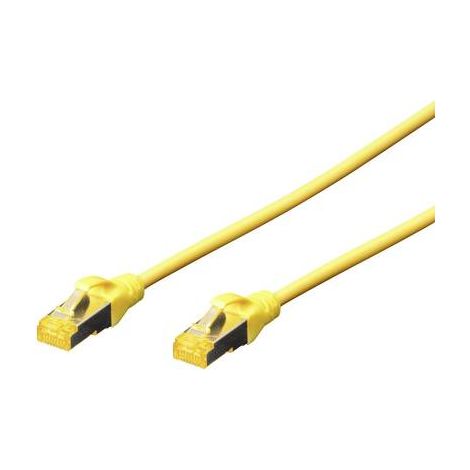 Digitus DK-1644-A-0025/Y RJ45 Câble réseau, câble patch CAT 6a S/FTP 0.25 m jaune sans halogène, tor (1/3)