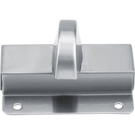 Verrou de porte de toilettes avec indicateur de position occupée/libre et fixation par vis (1/5)