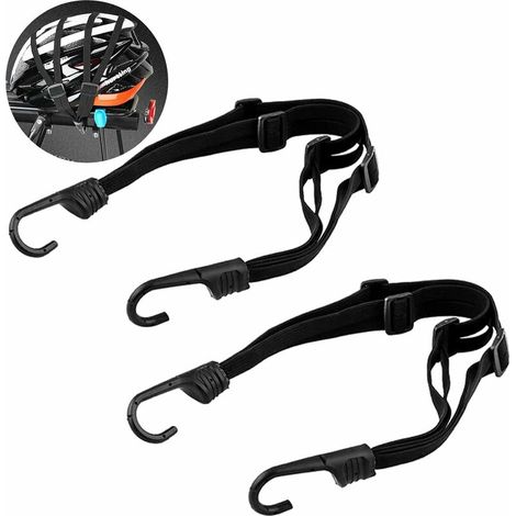 Bike Elastic Clamp Strap with Hook Adjustable Strap for Motorcycle Helmet Luggage (1/5)