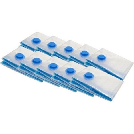 Lot 12 housses rangement sous vide 100 x 70 cm taille XL (1/5)