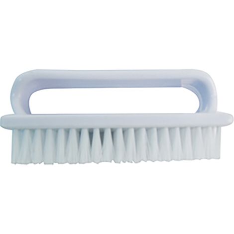 MSV Lot de 2 Brosses de nettoyage à main Blanc