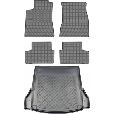 Juego de alfombrillas de goma para coche y maletero para Mercedes CLA II C118 Coupé a partir de mayo de 2019. (1/5)