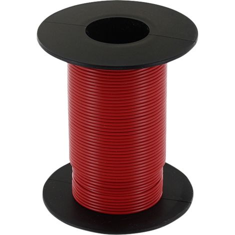 econ connect KL025RT25 Litze  1 x 0.25 mm² Rot 25 m