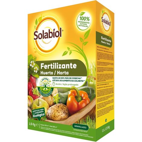 Engrais granul pour jardin solabiol 1,5kg