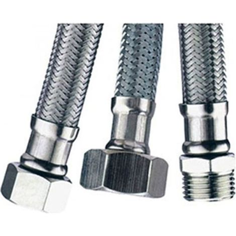 Raccord de tuyau de chauffage en acier inoxydable 35 cm hh 1/2 14246 (1/2)