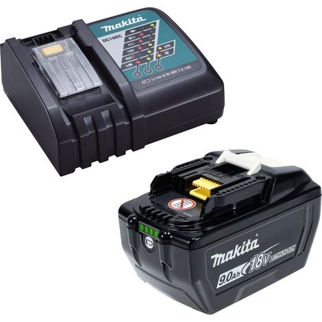 Makita BL1890 18V 9.0Ah LXT Star Lithium Battery + DC18RC Fast Charger Genuine (1/5)