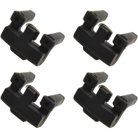 Lot de 2 pare-chocs en caoutchouc de silicone pour friteuse Résistant à la chaleur jusqu'à 480 °C, silicone, sans BPA, matériau inodore, accessoire de cuisine sûr (1/5)
