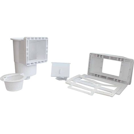 EDG – Kit de pièces à sceller pour piscine hors sol – Skimmer grande meurtrière – Efficacité de filtration optimale – Installation facile et durable (1/2)