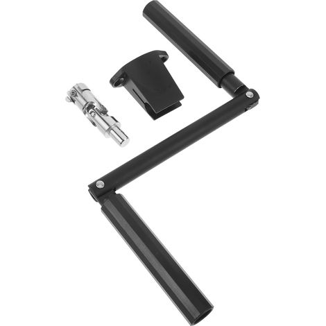 Manivelle de Fenêtre à Auvent en Aluminium Robuste Poignée Ergonomique Kit de Remplacement Manuel pour Stores et Fenêtres Battantes Usage Intérieur et Extérieur Installation (1/5)