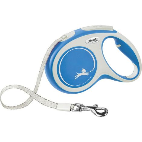 Flexi Hundeleine New Comfort blau, Gurt Automatikleine