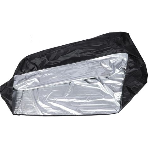 Housse de Protection Étanche pour Souffleuse à Neige Résistante à Usure Couverture Réutilisable Polyester Légère et Compacte avec Cordon de Serrage Protection Extérieure la (1/5)