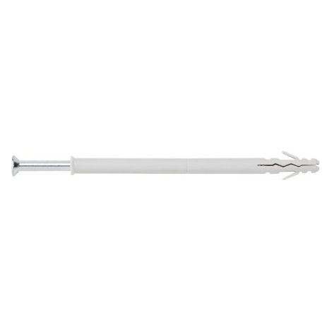 Lot de 100 Chevilles TC-2A à Frapper polyamides à deux ailettes avec vis tête fraisée Dimensions (mm) 8 x 60 mm