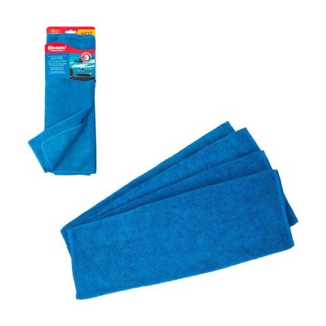 Chiffon microfibre GSW, 40 x 40 cm, lot de 4, haute absorption, lavable et polyvalent (1/4)