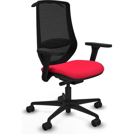 Piqueras y Crespo Mardos Silla de oficina roja confortable