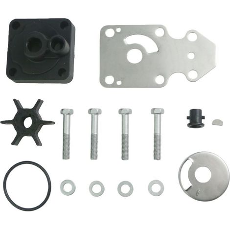 1 Kit réparation turbine pompe à eau, compatible Yamaha 4 temps 6/8/9 CV, joints inclus, pour moteur hors-bord (1/3)