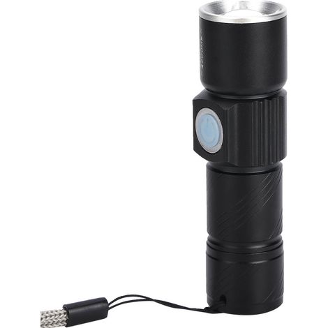Lampe torche UV rechargeable par USB, lampe torche rechargeable par USB, agent fluorescent, jade, billet de banque, lampe de détection de scorpions. (1/5)