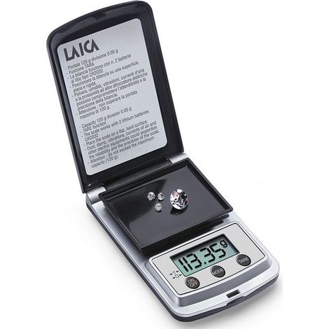 BALANZA DE ALTA PRECISION BX9310 NEGRO PLATA 120 g PRECISIN 0,05GR. PILAS INCLUIDAS. DIMESIONES REDUCIDAS NEGRO PLATA