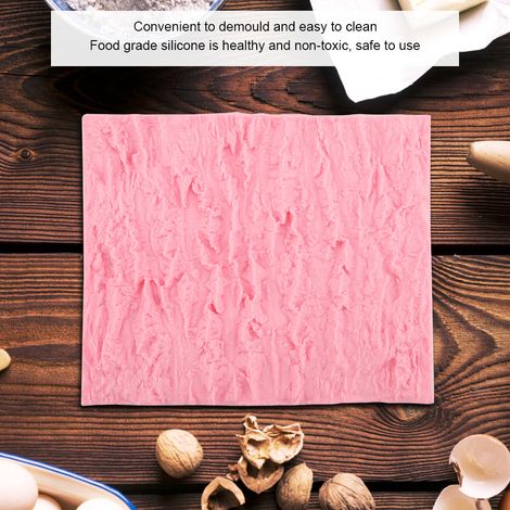 Silikon-Kuchenform in Baumrindenform, für Brot, Schokolade, Desserts, DIY-Gebäckwerkzeug. (1/5)